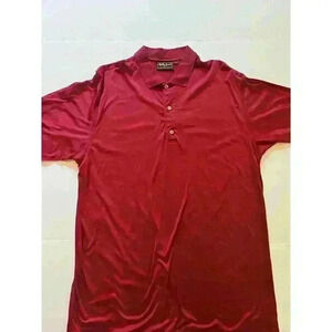 Bobby Jones Collection Mens Polo Golf Shirt Mens Large Blue Made In Italy L